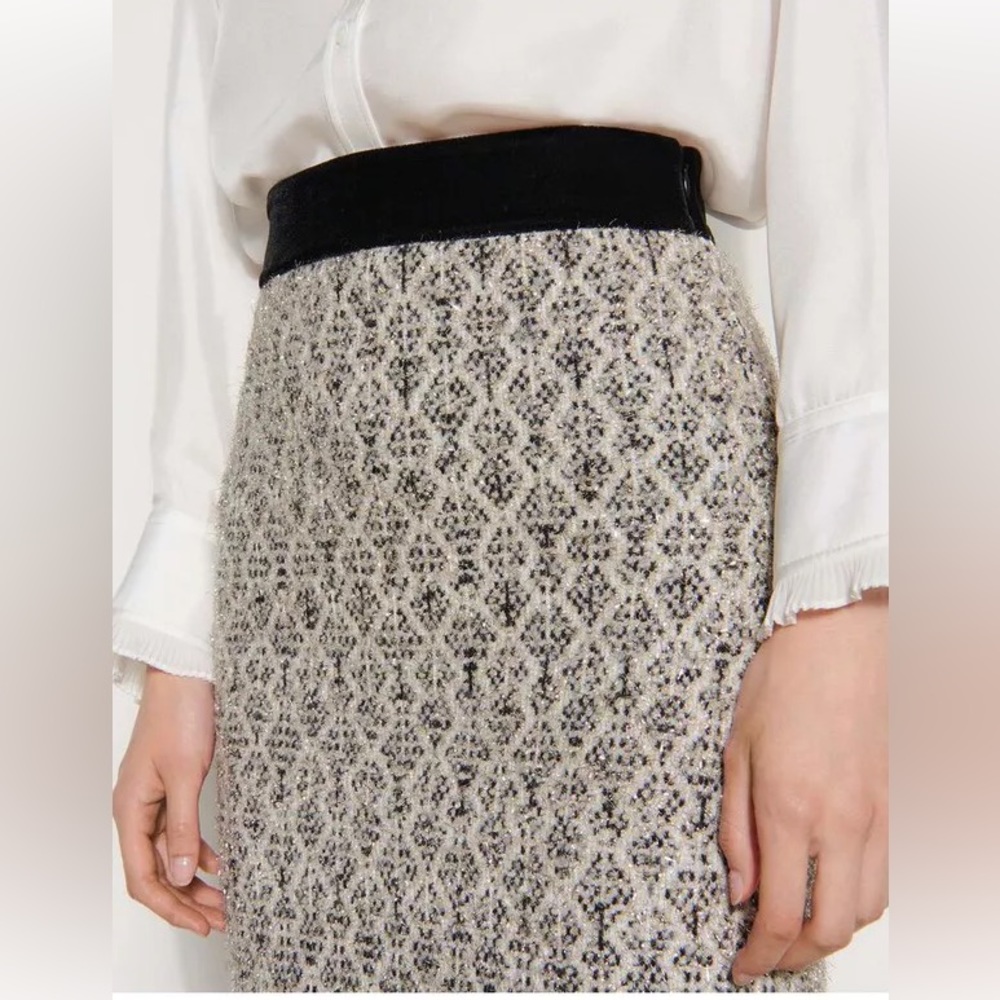 NWT Sandro Tweed Skirt - Picture 1 of 8